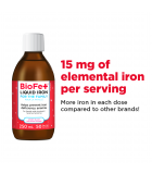 BioFe+ Iron Liquid ADULT LABEL Sweet Blast  250 mL | Safest & Easiest Shopping Vitamins Online | VITASHOP