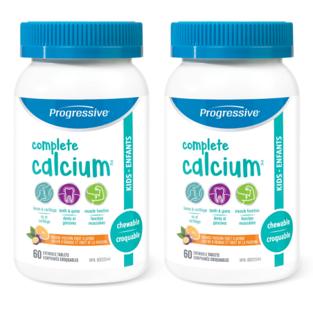 Progressive Nutritionals [2 for Deal] Calcium Kids Orange 60 Chewable Tablets | Unbeatable Prices, Daily Deals | VITASHOP