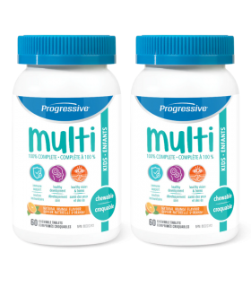 Progressive Nutritionals [2 for Deal] Multi Kids Orange 60 Chewable Tablets | Unbeatable Prices, Daily Deals | VITASHOP