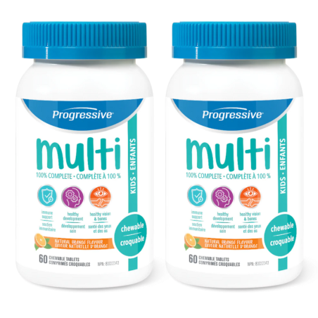 Progressive Nutritionals [2 for Deal] 다 아이 오렌지 60 Chewable 정제 | 매일 업데이트되는 특가 상품 | VITASHOP