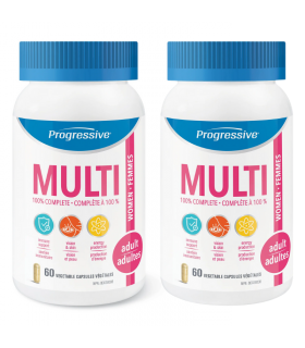 Progressive Nutritionals [2 for Deal] 성인 여성 60 캡슐에 대한 멀티 비타민 및 미네랄 | 매일 업데이트되는 특가 상품 | VITASHOP