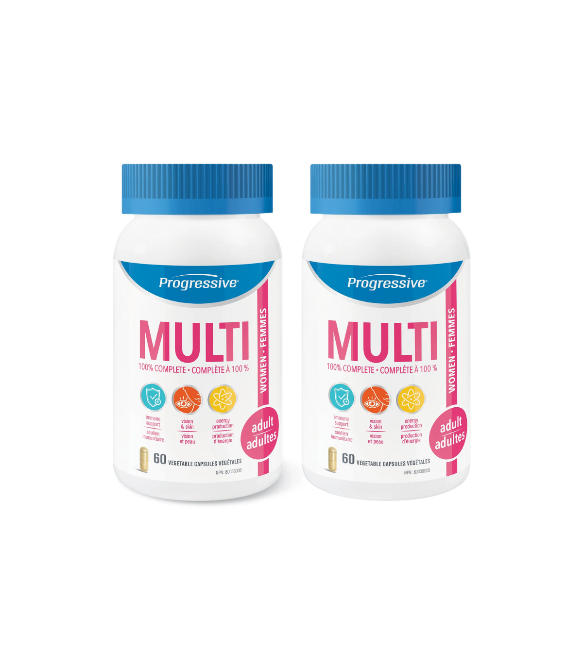 Progressive Nutritionals [2 for Deal] Multi Vitamins & Minerals for Adult Women 60 Capsules | Unbeatable Prices, Daily Deals | V
