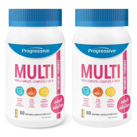 Progressive Nutritionals [2 for Deal] 成年妇女多维生素和矿物 60 | 每天不同折扣, 全网最低价格 | 种类齐全的保健品店铺 VITASHOP, 只有你想不到, 没有你买不到 !