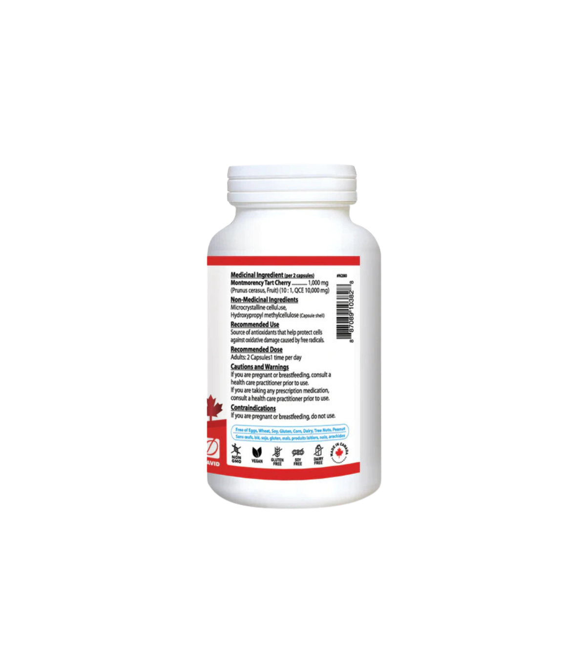 Nutridom Montmorency Tart Cherry 10X, 120 Veggie Capsules | Unbeatable Prices, Daily Deals | VITASHOP