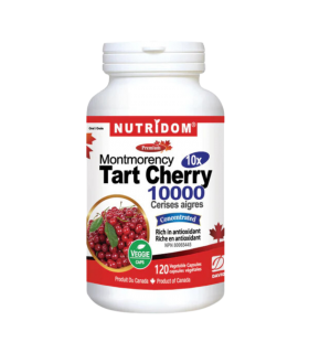 Nutridom Montmorency 酸樱桃 10X，120 粒素食胶囊 | 每天不同折扣, 全网最低价格 | 种类齐全的保健品店铺 VITASHOP, 只有你想不到, 没有你买不到 !