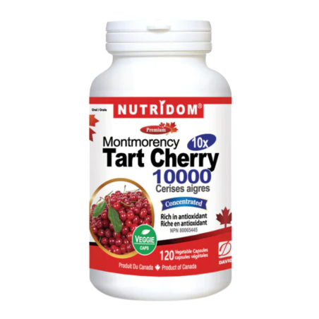 Nutridom 몽모랑시 타르트 체리 10X, 120 식물성 캡슐 | 매일 업데이트되는 특가 상품 | VITASHOP