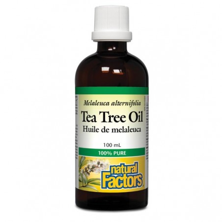 Natural Factors Tea Tree Oil, 100 mL | Unbeatable Prices, Daily Deals | VITASHOP