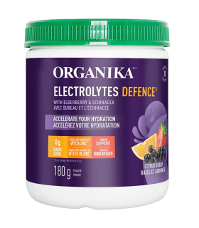 Electrolytes Defence™️ avec sureau et échinacée 180G saveur agrumes