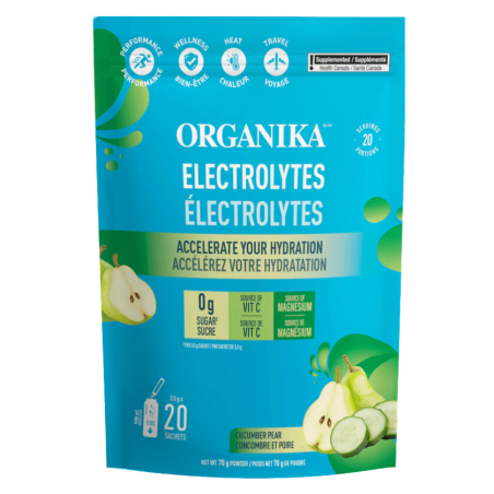 Organika Electrolytes Sachets - Cucumber Pear 70g  20Packs | Unbeatable Prices, Daily Deals | VITASHOP
