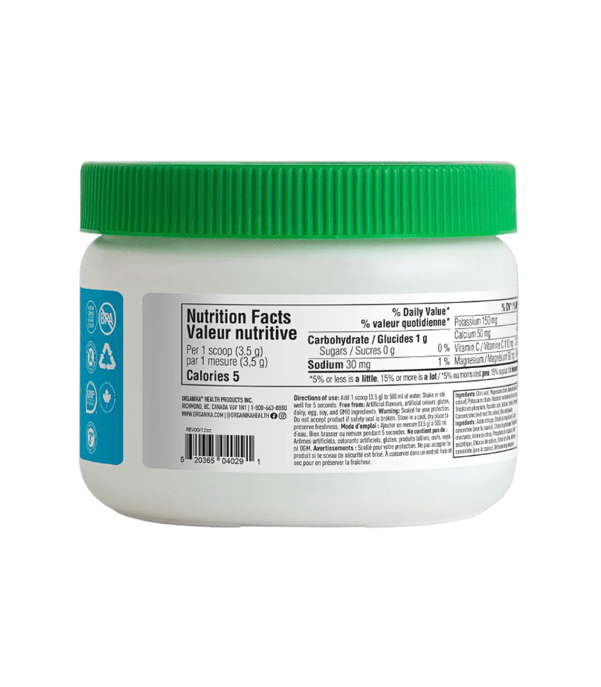 Organika Electrolytes 60 Servings - Classic Lemonade 210G | Unbeatable Prices, Daily Deals | VITASHOP
