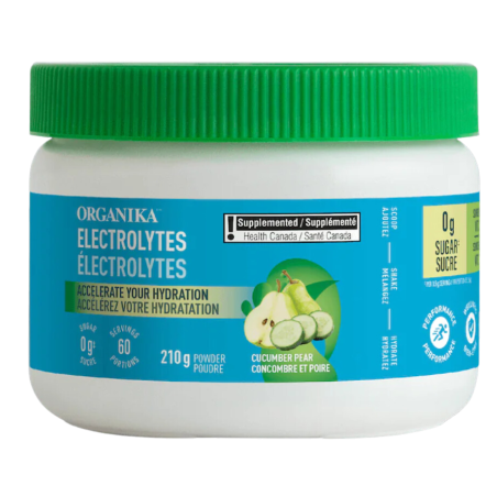 Organika Electrolytes 60 Servings - Cucumber Pear 210g | Unbeatable Prices, Daily Deals | VITASHOP