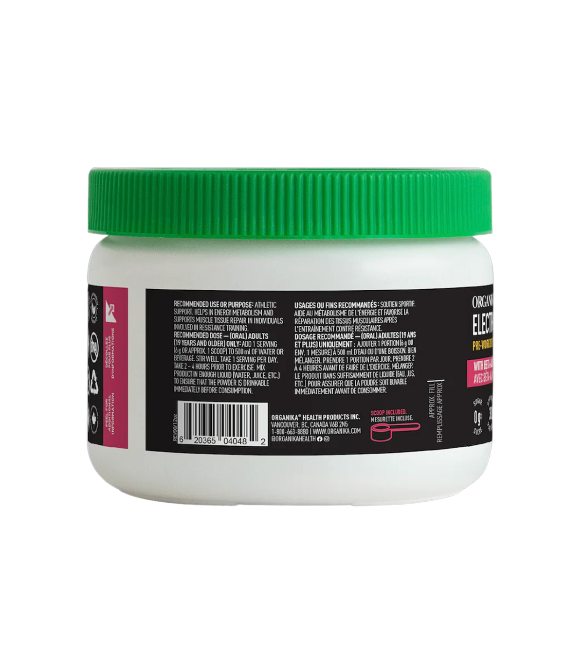 Organika ELECTROLYTE ENDURANCE CHERRY FROST 180g  30servings | Unbeatable Prices, Daily Deals | VITASHOP