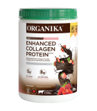 Organika ENHANCED COLLAGEN CHOCOLATE PROTEIN- DARK CHOCOLATE STRAWBERRY 252g  [Limited Edition] | Unbeatable Prices, Daily Deals