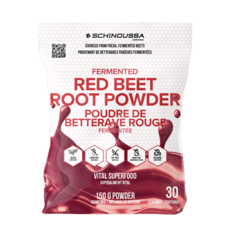 Schinoussa Poudre de racine de betterave rouge fermentée 150g
