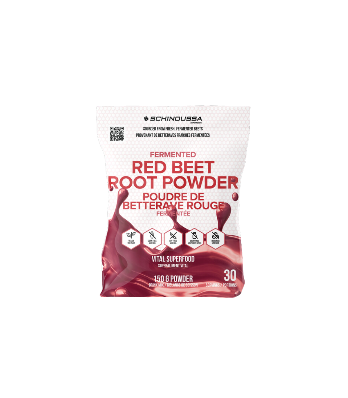 Schinoussa Fermented Red Beet Root Powder 150g | Unbeatable Prices, Daily Deals | VITASHOP