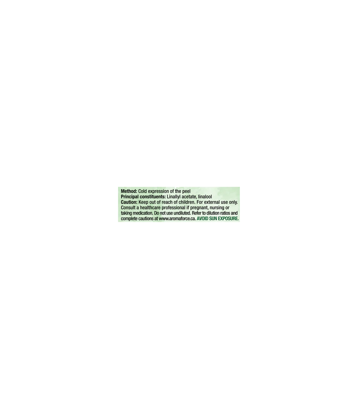 Aromaforce Bergamot 15 ml | Safest & Easiest Shopping Vitamins Online | VITASHOP