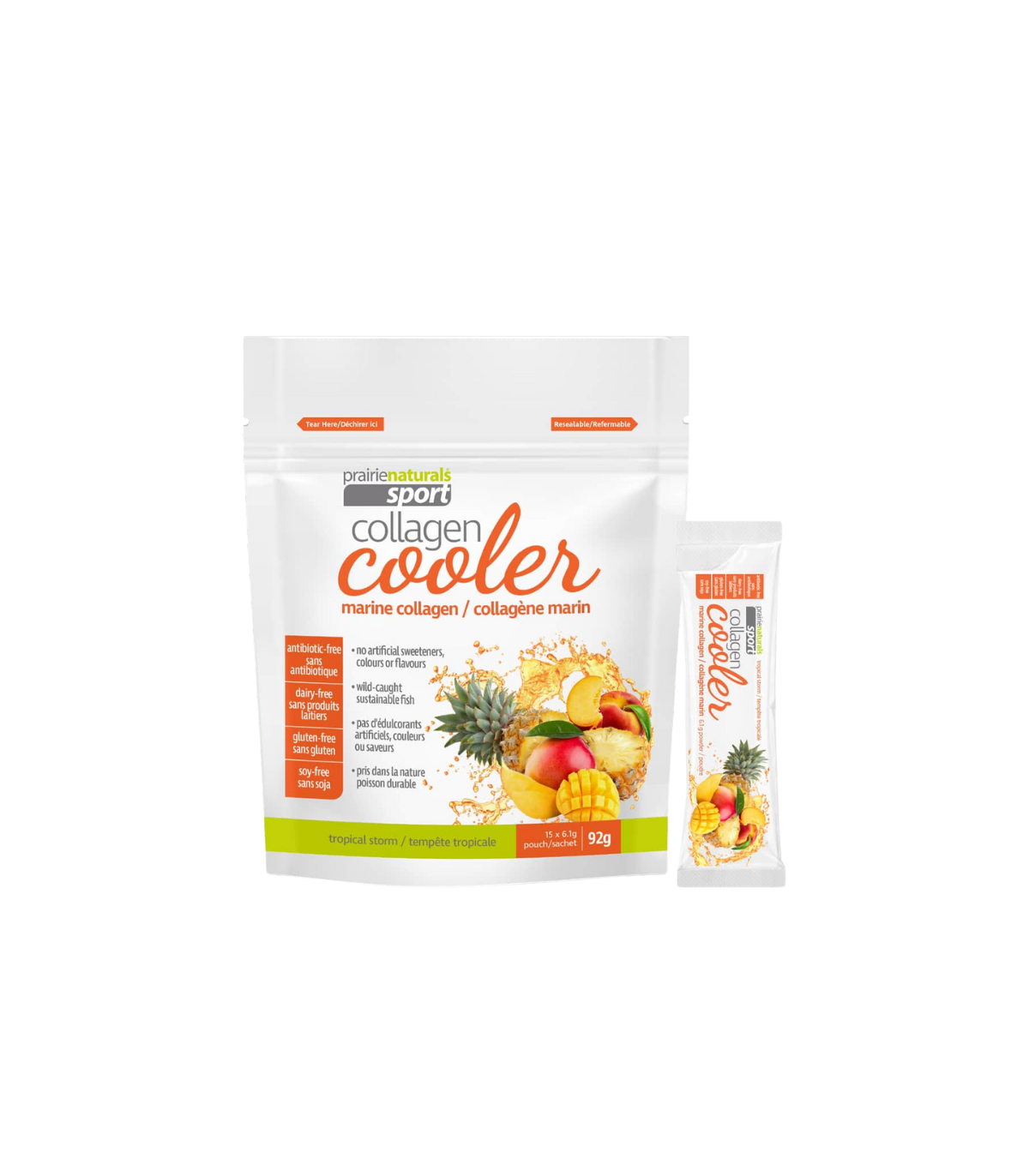 Prairie Naturals Marine Collagen Cooler - Tropical Storm 6.1g x 15 | Unbeatable Prices, Daily Deals | VITASHOP