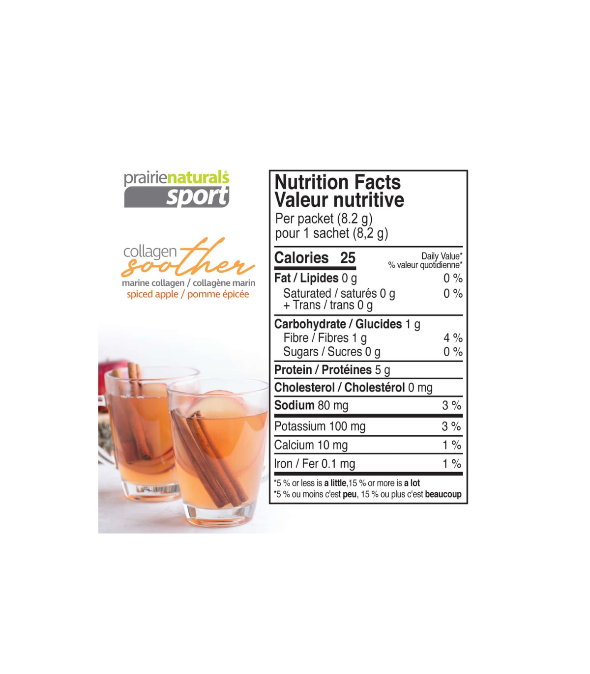 Prairie Naturals 마린 콜라겐 수더 - 스파이스드 애플 8.2g x 15 | 매일 업데이트되는 특가 상품 | VITASHOP