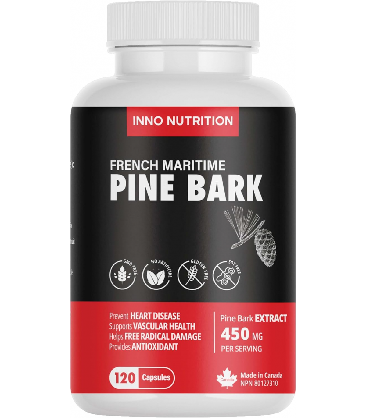 INNO NUTRITION 프랑스 해안솔 파인바크 120캡슐 | 매일 업데이트되는 특가 상품 | VITASHOP