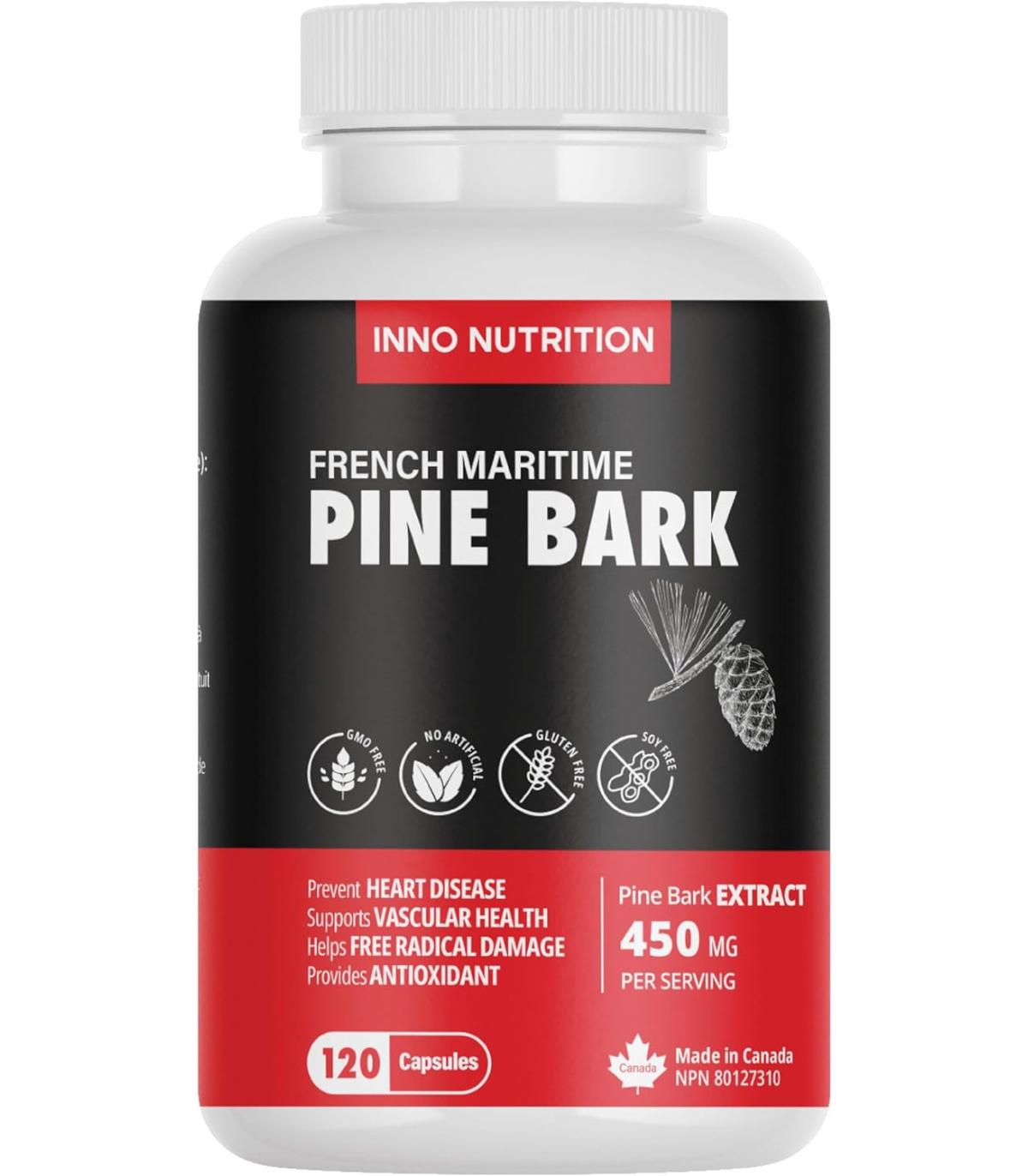 INNO NUTRITION Français Maritime Pine Bark 120Caps | Everyday Lowest Price, Daily Deals | VITASHOP