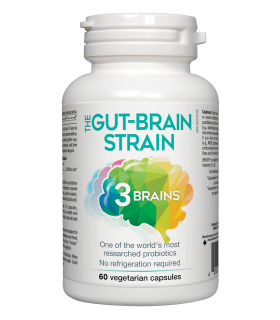 3 Brains Gut Brain Probiotic 60 Vegi Capsules | Unbeatable Prices, Daily Deals | VITASHOP