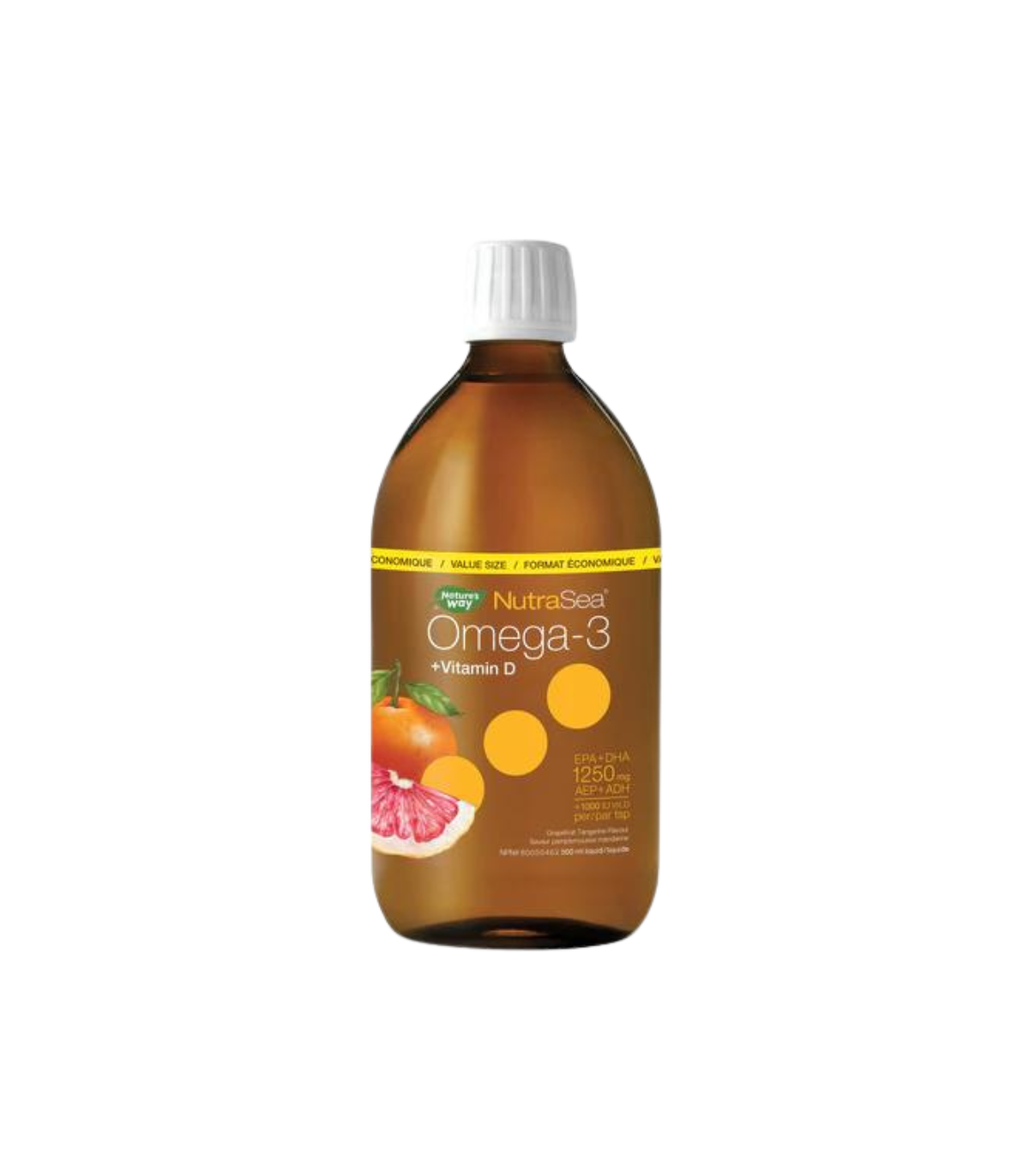 NutraSea NutraSea+D Grapefruit Tangerine 500 ml | Unbeatable Prices, Daily Deals | VITASHOP