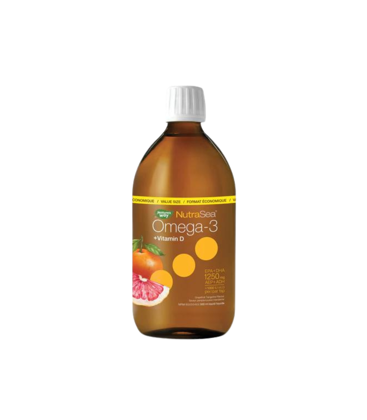NutraSea NutraSea+D Grapefruit Tangerine 500 ml | Unbeatable Prices, Daily Deals | VITASHOP