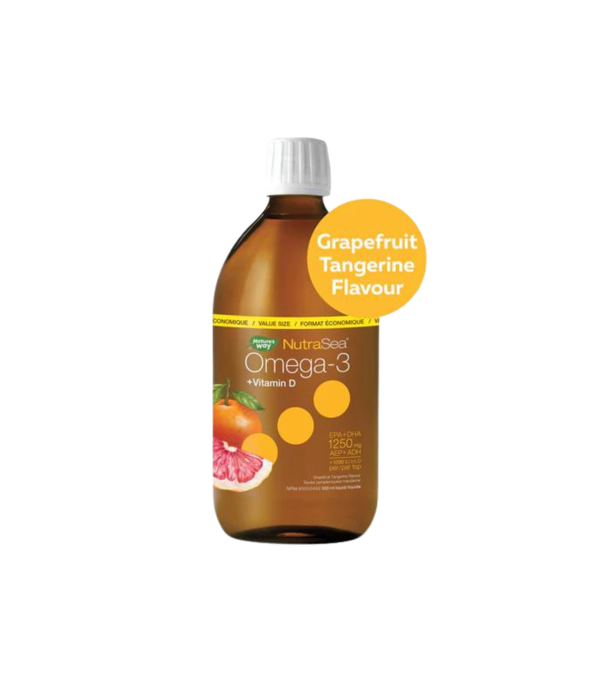 NutraSea NutraSea+D Grapefruit Tangerine 500 ml | Unbeatable Prices, Daily Deals | VITASHOP