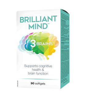 3 Brains Brilliant Mind 90 Softgels | Unbeatable Prices, Daily Deals | VITASHOP
