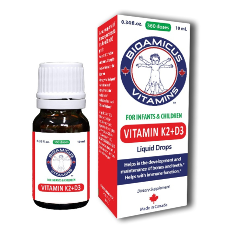 BIOAMICUS VITAMINE K2+D3 gouttes liquides 10 ml