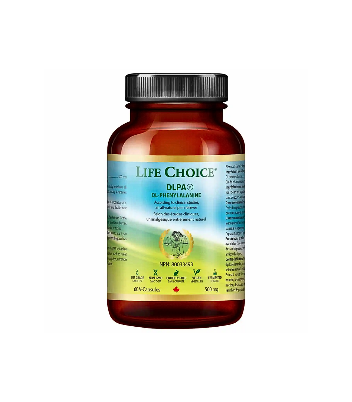 Life Choice DLPA (DL-Phenylalanine) 500mg 60V's