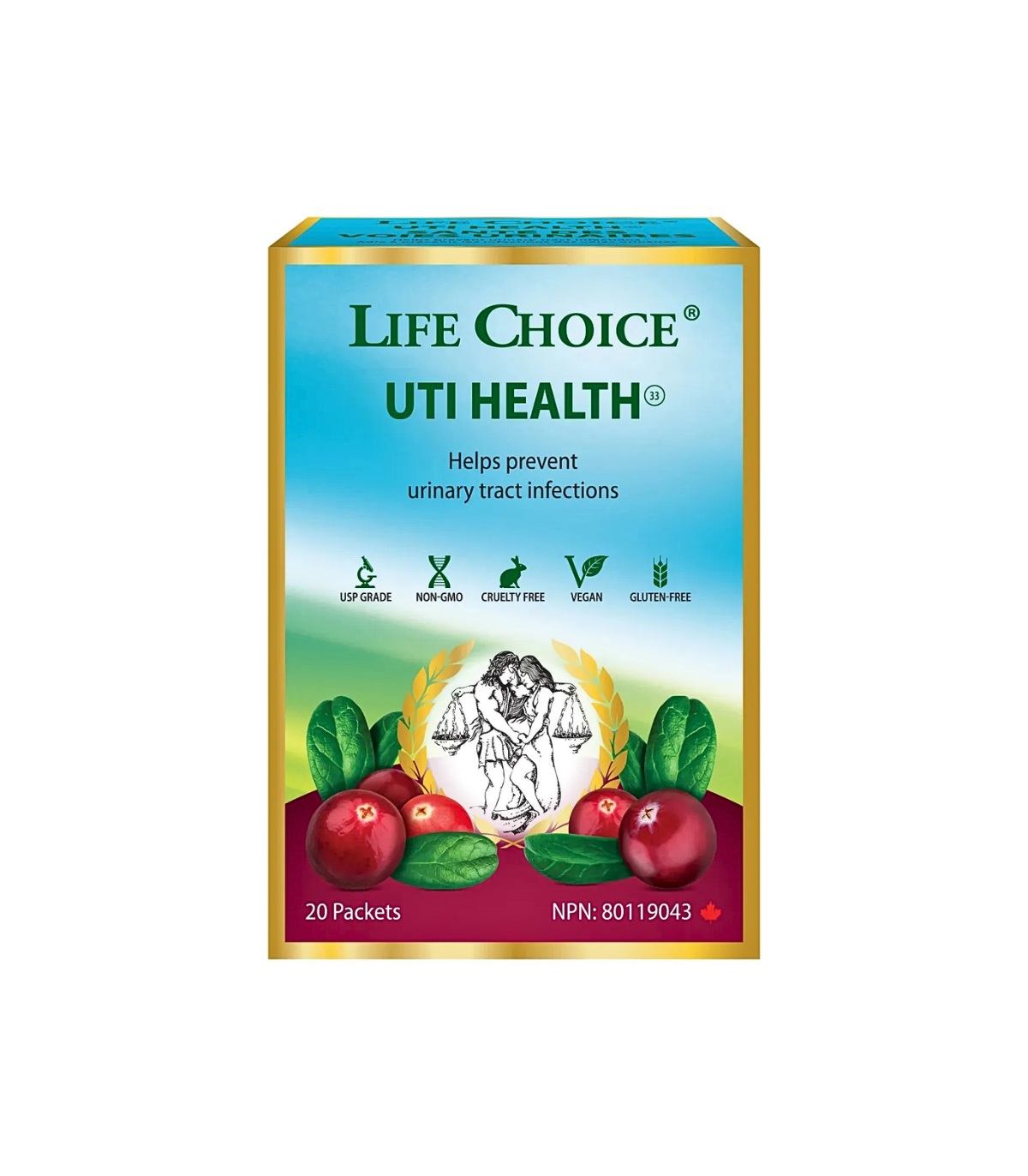 LIFE CHOICE UTI 건강 20 팩 | 매일 업데이트되는 특가 상품 | VITASHOP