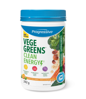 Progressive VegeGreens 清新能量天然香橙口味 242 克