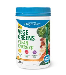 Progressive VegeGreens 清新能量天然香橙口味 242 克