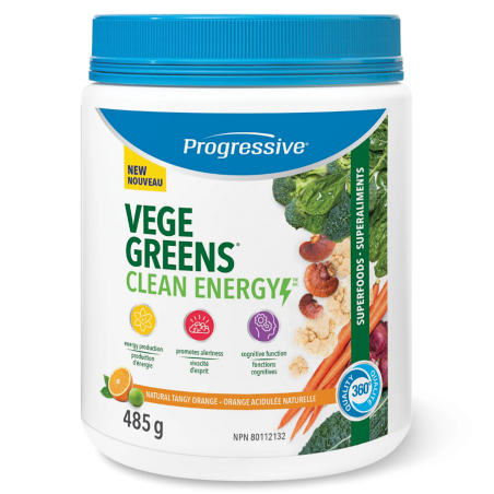 Progressive Nutritionals 베지그린 클린 에너지 내추럴 탱글 오렌지 485g | 매일 업데이트되는 특가 상품 | VITASHOP