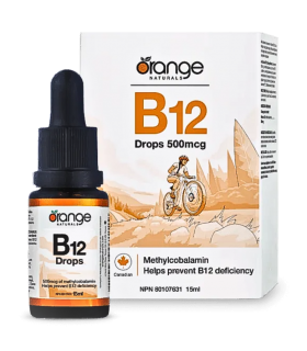 Orange Naturals B12 Gouttes 500mcg 15ml