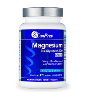 Magnesium Bis-Glycinate 200 Gentle 120 Vegi Capsules | Safest & Easiest Shopping Vitamins Online | VITASHOP