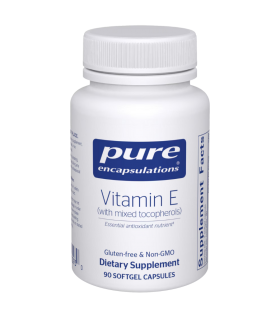 Pure Encapsulations Vitamin E (with mixed tocopherols) 90 Capsules | Unbeatable Prices, Daily Deals | VITASHOP