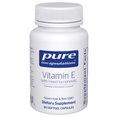 Pure Encapsulations Vitamin E (with mixed tocopherols) 90 Capsules | Unbeatable Prices, Daily Deals | VITASHOP
