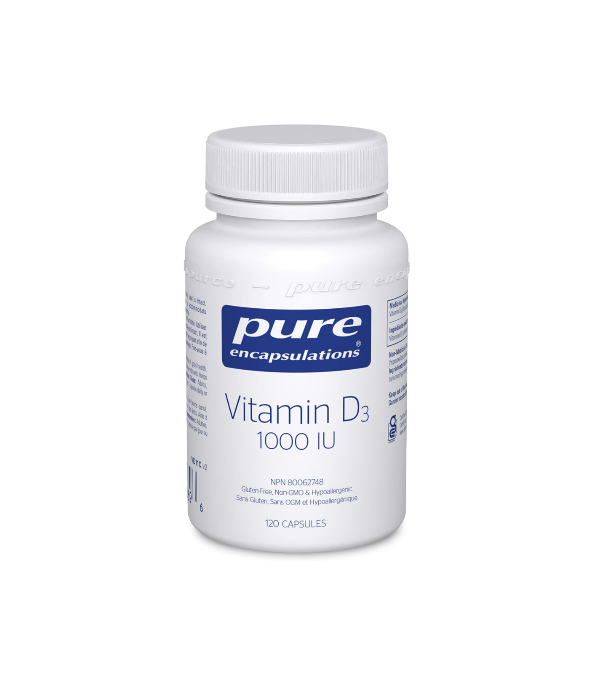 Pure Encapsulations Vitamin D3 1000 IU 120 Capsules | Unbeatable Prices, Daily Deals | VITASHOP