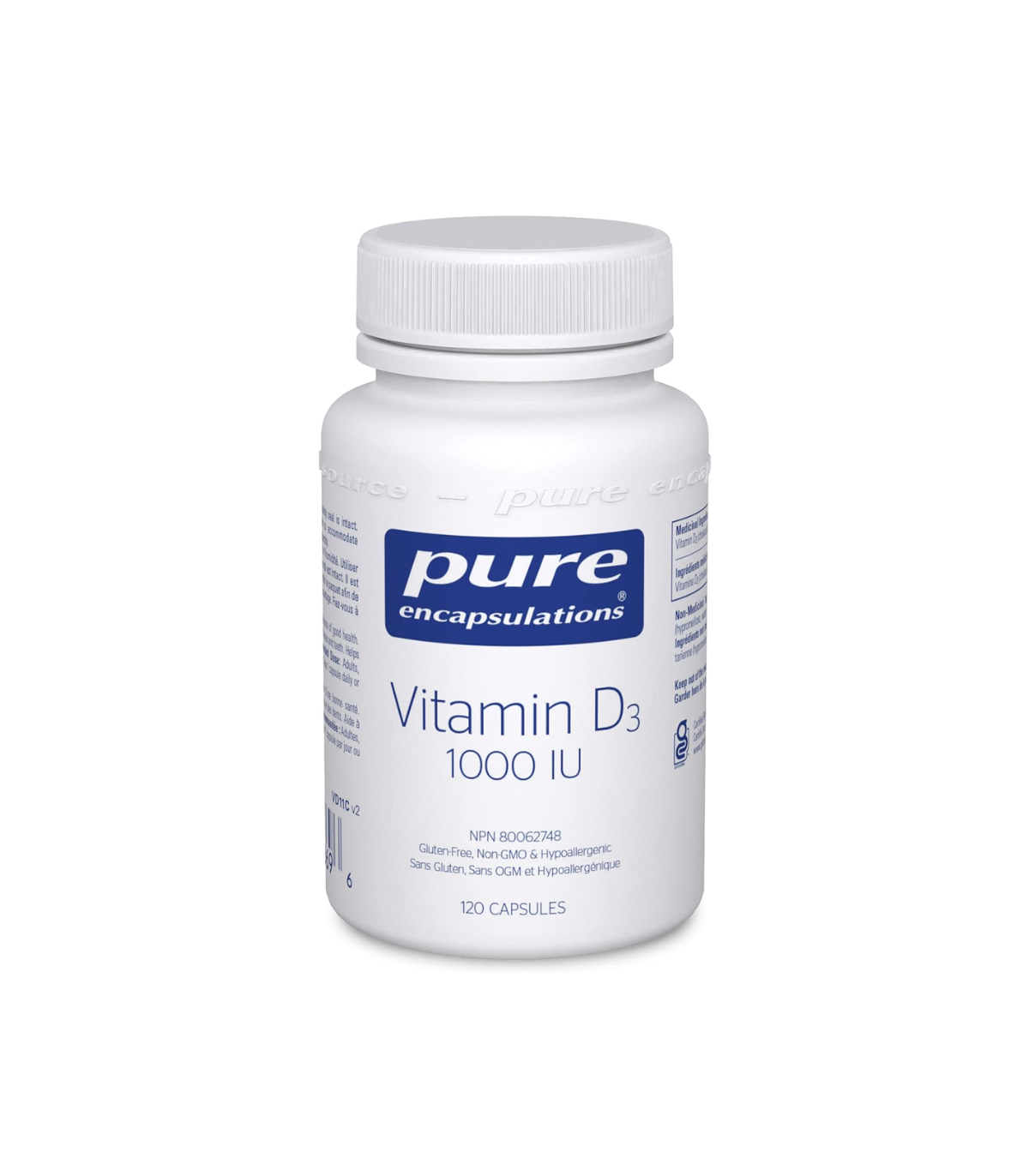 Pure Encapsulations Vitamin D3 1000 IU 120 Capsules | Unbeatable Prices, Daily Deals | VITASHOP