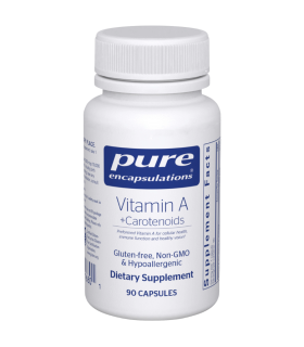 Pure Encapsulations Vitamin A + Carotenoids 90 Capsules | 每天不同折扣, 全网最低价格 | 种类齐全的保健品店铺 VITASHOP, 只有你想不到, 没有你买不到 !