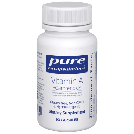 Pure Encapsulations Vitamin A + Carotenoids 90 Capsules | 每天不同折扣, 全网最低价格 | 种类齐全的保健品店铺 VITASHOP, 只有你想不到, 没有你买不到 !