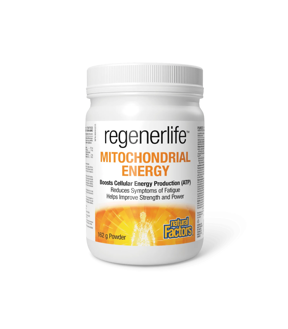 Natural Factors RegenerLife augmente l'énergie mitochondriale, 162 g | Meilleur prix du jour, Bonnes affaires du jour | VITASHOP