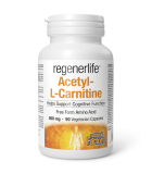 Natural Factors Regenerlife 乙酰-L-肉碱 500 毫克 90 颗植物胶囊