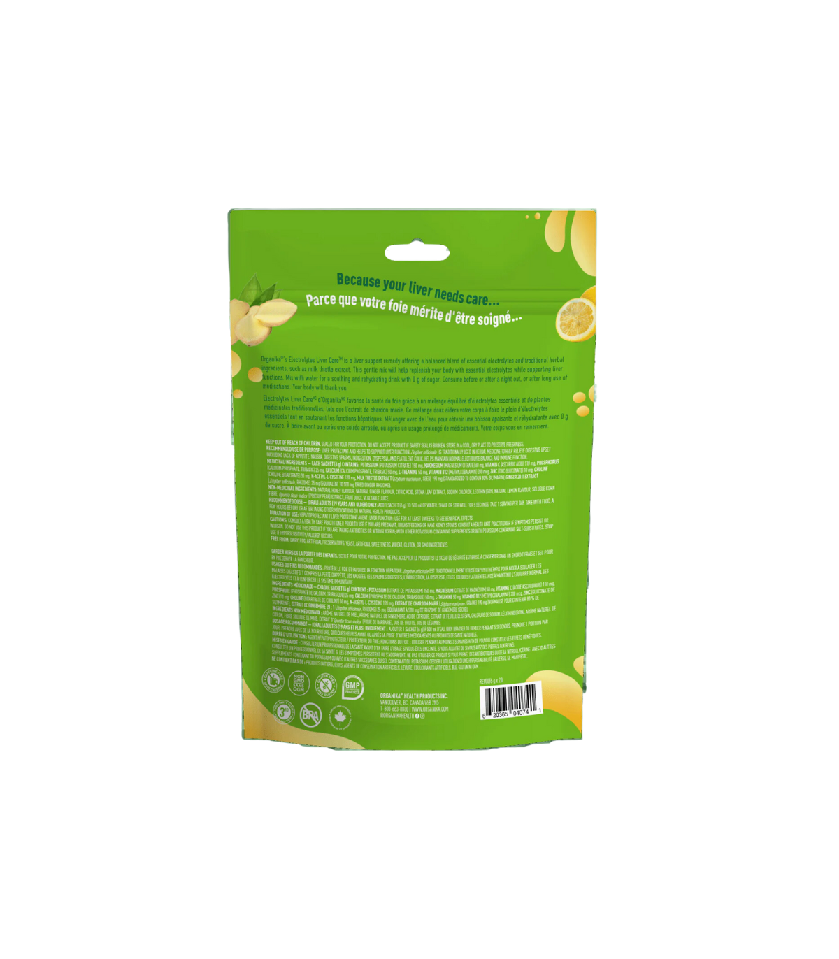 Organika Electrolytes Liver Care 20 Sachets | Vitashop