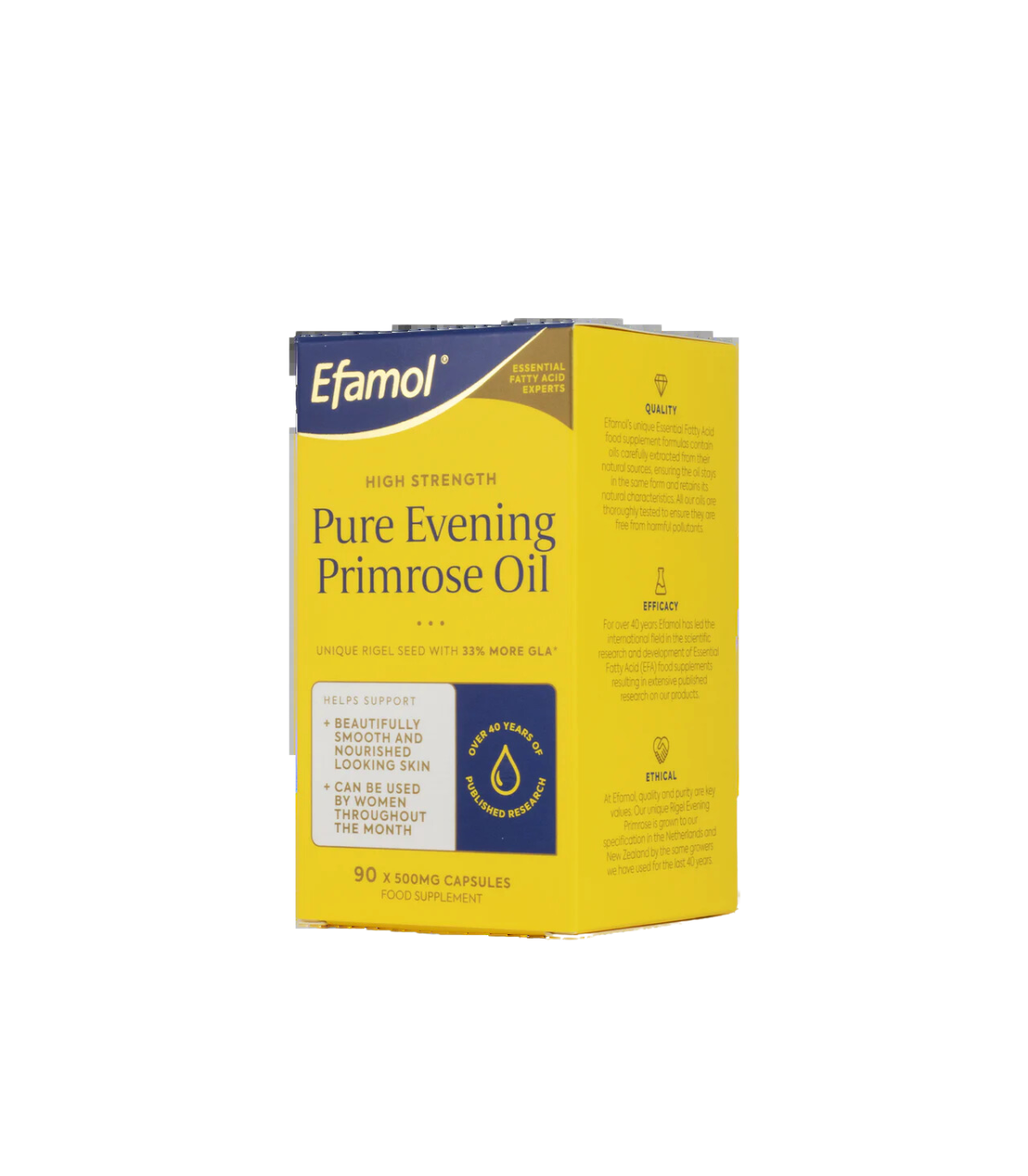 Efamol Efamol Beautiful-Skin Evening Primrose Oil 500 mg 90 Capsules | Unbeatable Prices, Daily Deals | VITASHOP