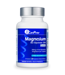 Magnesium Bis-Glycinate 200 Gentle 60 Vegi Capsules | Safest & Easiest Shopping Vitamins Online | VITASHOP