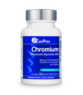 CanPrev Chromium Nicotinate Glycinate 200 120 Vegi Capsules | Unbeatable Prices, Daily Deals | VITASHOP