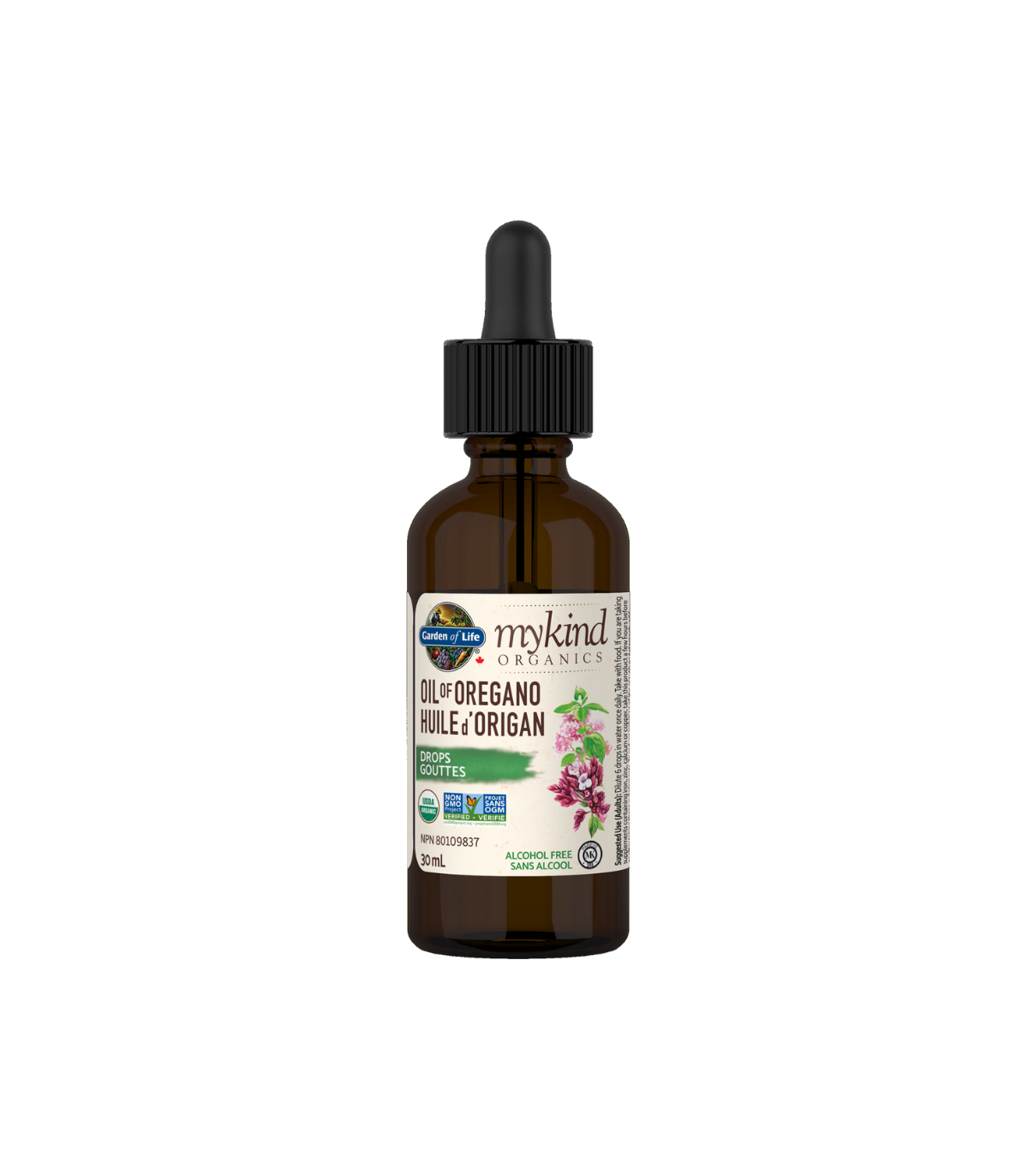 Mykind Organics Herbals Oil of Oregano Drops 30 mL | Safest & Easiest Shopping Vitamins Online | VITASHOP